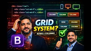 Bootstrap Grid System Explained | Rows & Columns for Beginners