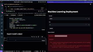 Machine Learning Model: From the Python Notebook to Streamlit Web Application