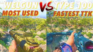 Welgun VS Type 100 | BEST SMG IN WARZONE