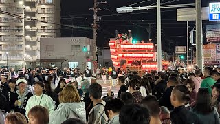 令和六年十月二十日八田荘地区灯入れ曳行