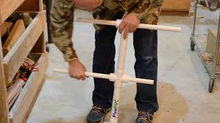 FlexPVC how to use telescoping bushings for collapsible structures (customer request)