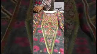 How To Stitch Beautiful Pakistani Brand Charizma Naranji Dress