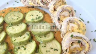 Ballotines de dinde et courgette à la vapeur au ThermomixTM5