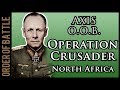 The Axis Order of Battle for Operation Crusader 1941-42 WW2