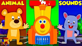 Animal Sound Song & Learning Video for Kids by Ben The Train