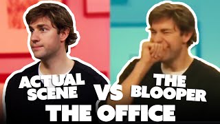 Bloopers VS. The Actual Scene: The Office U.S. Edition | Comedy Bites