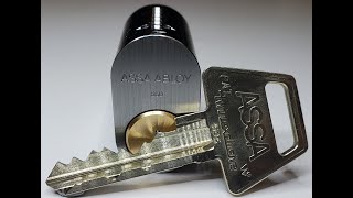 [L117] Rare ASSA Twin Exclusive 5700 (Baltic 5701 Scandinavian Oval Lock) - pick and gut