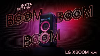 LG XBOOM XL9T : The Ultimate Party Speaker I LG