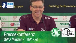 03.06.2018 GWD Minden - THW Kiel // Pressekonferenz