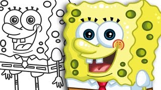 How to draw Spongebob Squarepants | Step By Step Drawing