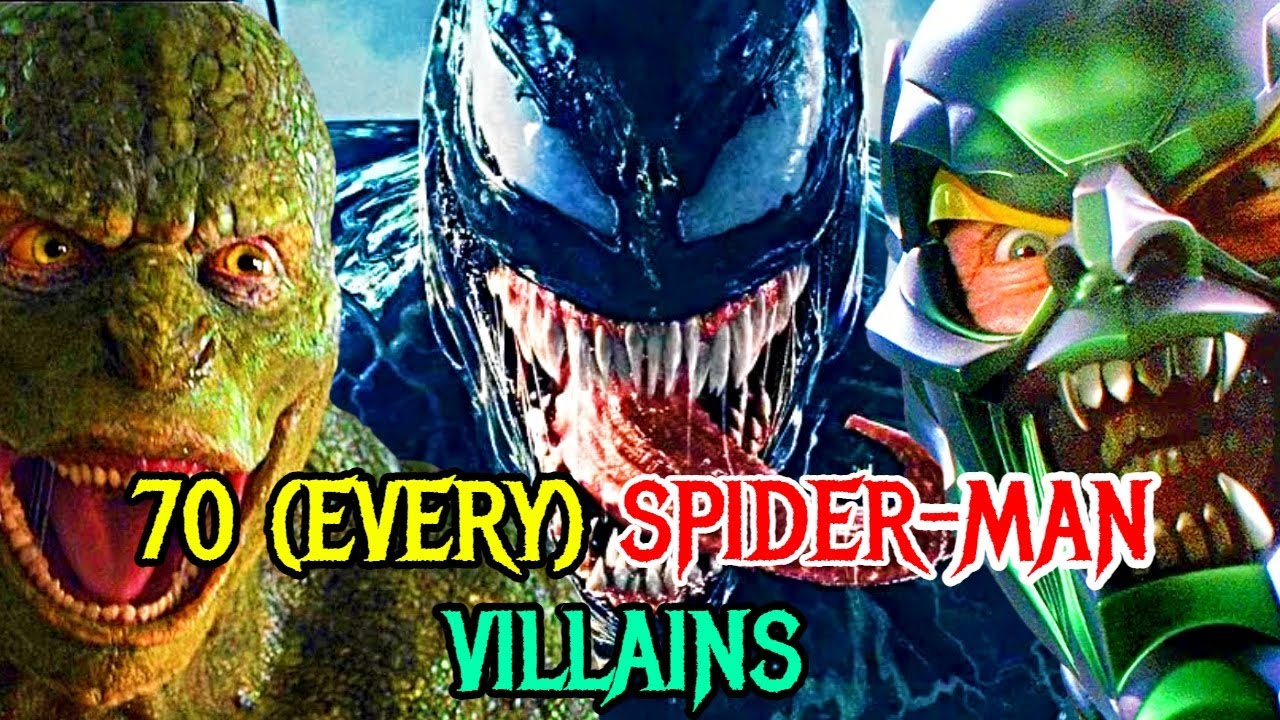 70 (Every) Spider-Man Villains - Backstories Explored - The Mega Spider ...