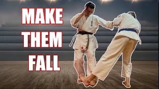 Karate Foot Sweeps (Ashi Barai) #1 | Full-Contact Karate