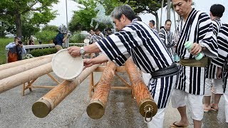 山笠の夏が来た　博多で神事「棒洗い」