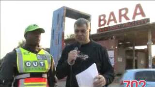 Aki Anastasiou with the Soweto 702 Outsurance Pointsmen