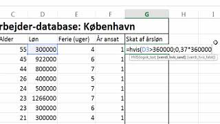 Sådan bruger du funktionen HVIS i Excel (IF)