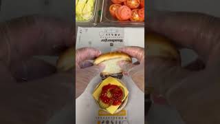 BK POV: How The Burger King Cheeseburger Sandwich is made #burgerking