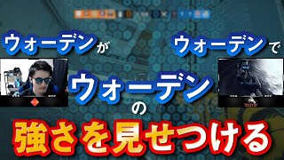 ウォーデンがウォーデンでウォーデンの強さを見せつける【配信切り抜き】- R6S