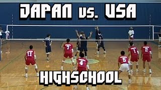 Japan vs USA: TOP High School Boys Volleyball