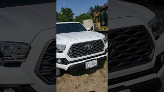 2023 Tacoma on the jobsite #toyotatacoma #offroad #tacomaoffroad