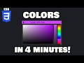 Learn CSS colors in 4 minutes! 🖌️