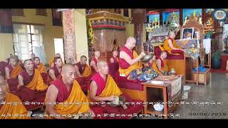 བྲག་ཡེར་པའི་ཆོས་ཐོག་སྐབས་སུ་བསྐང་གསོ་ཆེན་མོའི་ཚོག་བཞིན་པའི་ཟུར་ཞིག