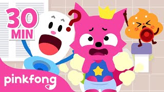 Potty training song compilation for kids | Healthy Habits | Pinkfong Rhymes for Children