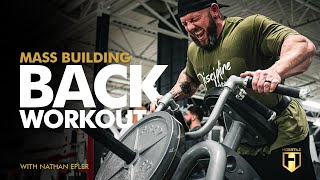 Nathan Epler's Mass Building Back Workout | HOSSTILE