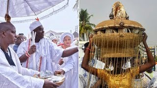 Ooni of Ife and his wife, Olori Prophetess Naomi hosted Aje festival 2019