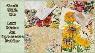 Craft With Me Lets Make an Ephemera Folder - Part 1