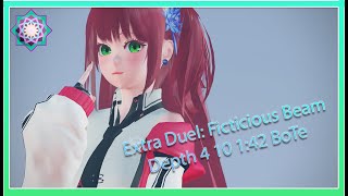 [PSO2 NGS] Extra Duel: Fictitious Beam Depth 4 Rank 10 1:42 BoTe