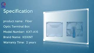 KEXINT 1 Core ABS FTTH Fiber Optical Face Plate Invisible Wall Socket Fiber OpticTermination Box