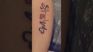 tattoo banwa hi liya🥰 #foryou #shortvideo #love #viral #youtube