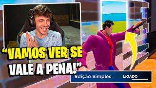 VOCÊS PEDIRAM! Suetam usou EDIT SIMPLES no Fortnite (Primeira vez)