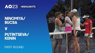 Ninomiya/Bucsa v Putintseva/Kenin Highlights | Australian Open 2023 First Round