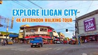 4K ILIGAN CITY 2024 Afternoon Walking Tour | Exploring Sabayle St. Cabili Ave., Central \u0026 Wet Market