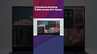 Cinnamon Desktop with Orchis Theme