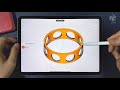 modeling ball bearing on ipad shapr3d