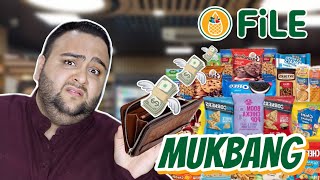 FİLE MARKETTEKİ BÜTÜN ABUR CUBURLARI YEDİM! MUKBANG