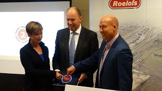 Wethouder Mijnans opent nieuwe vestiging Roelofs / Spijkenisse 2016