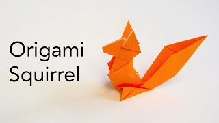 Easy Origami Squirrel Tutorial - ASMR Paper Folding