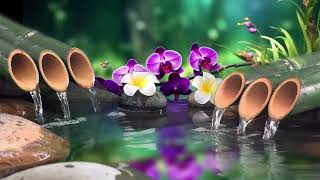 Relaxing Piano Music Bamboo Water Fountain, Sleep Music, Relaxing Music, Meditation Music