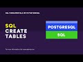 Defining and Managing Tables with SQL | SQL Fundamentals with PostgreSQL