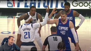 FlightReacts To #5 MAVERICKS at #4 CLIPPERS | FULL GAME 1 HIGHLIGHTS | April 21,