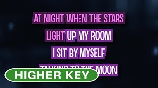 Talking To The Moon (Karaoke Higher Key) - Bruno Mars