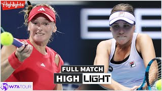 Ashlyn Krueger vs Sofia Kenin Full Match Highlights - WTA Doha 2025