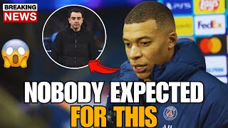 😱I DO NOT BELIEVE! MY GOD😳 LOOK WHAT MBAPPÉ SAID ABOUT XAVI AND BARCELONA🔥 BARCELONA NEWS TODAY!