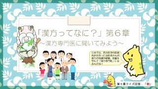 第六章　～漢方専門医に聞いてみよう～　H28更新版