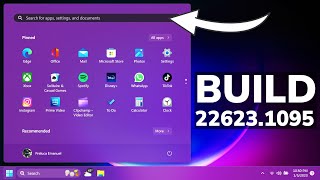 New Windows 11 Build 22623.1095 – New Search Box in Start Menu and Fixes (Beta)