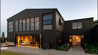 BESPOKE CONTAINER HOUSE IN OHAUPO - Self-built by David Wade