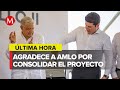 Samuel García inaugura acueducto 